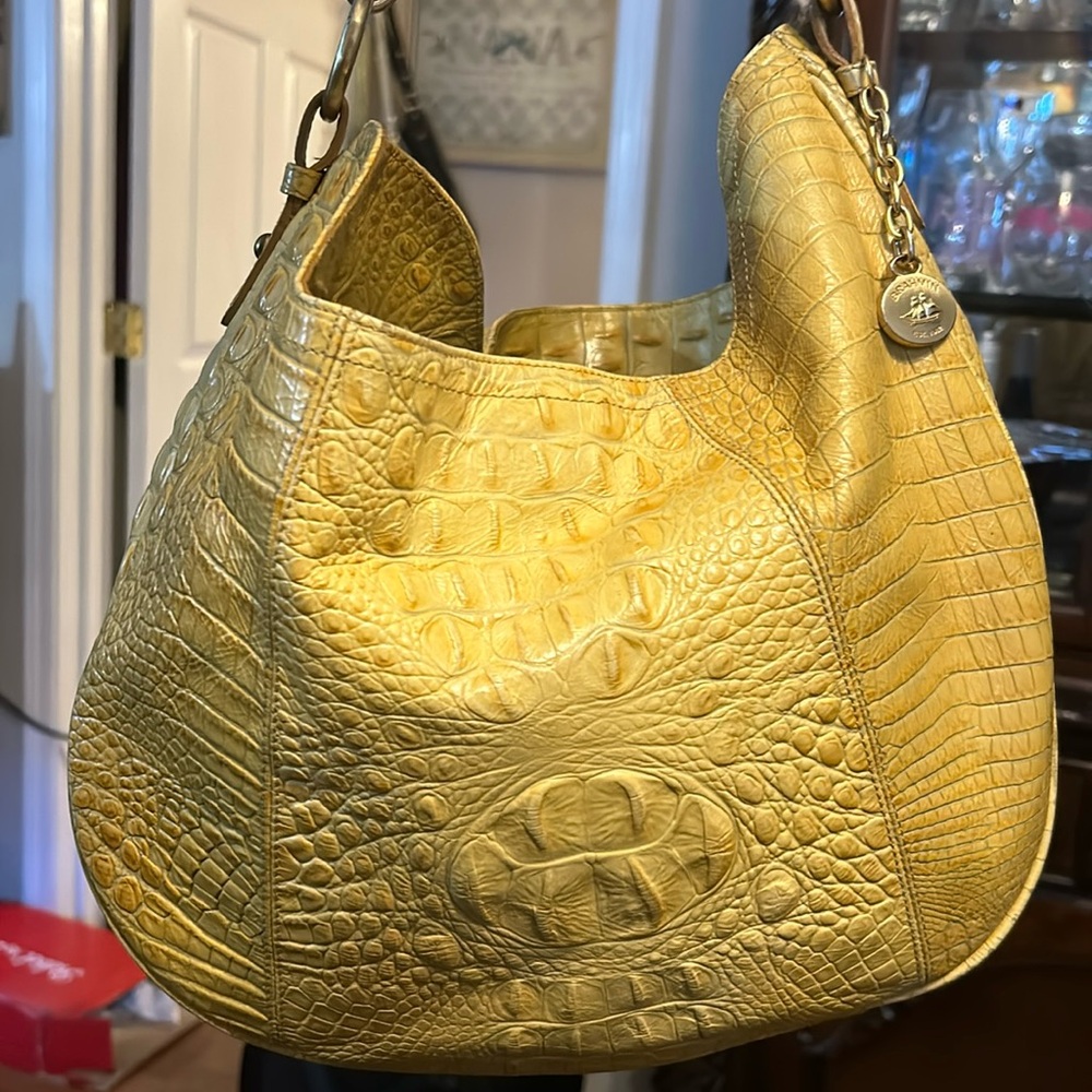 Yellow Brahmin purse
